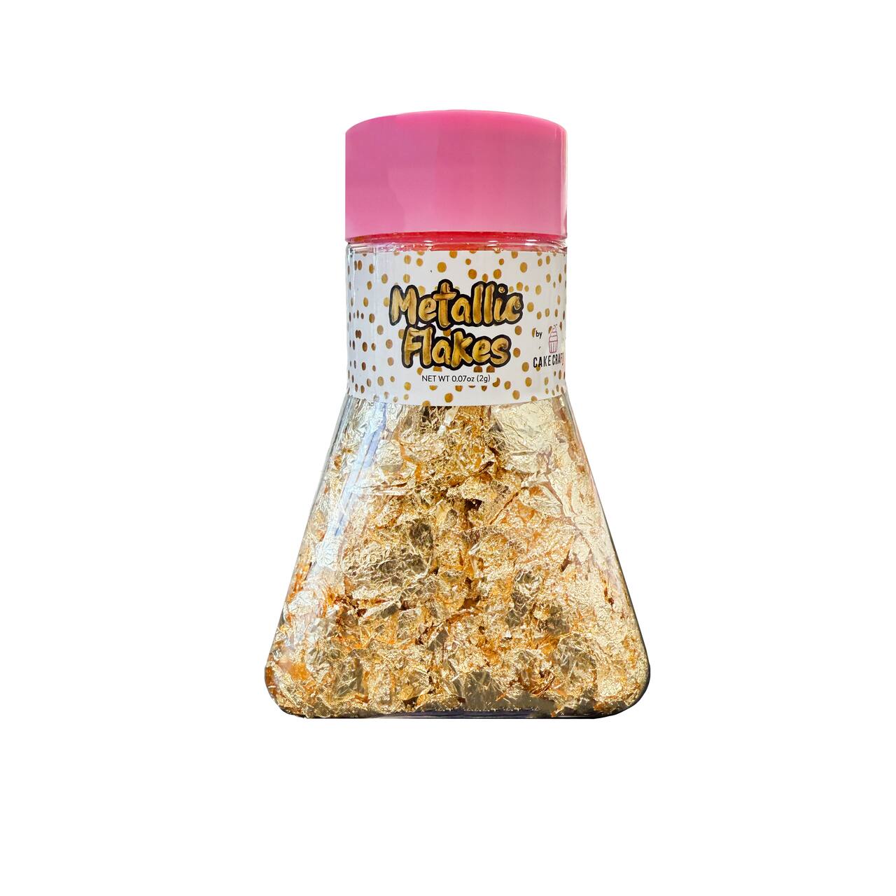 Cake Craft Gold Metallic Flakes